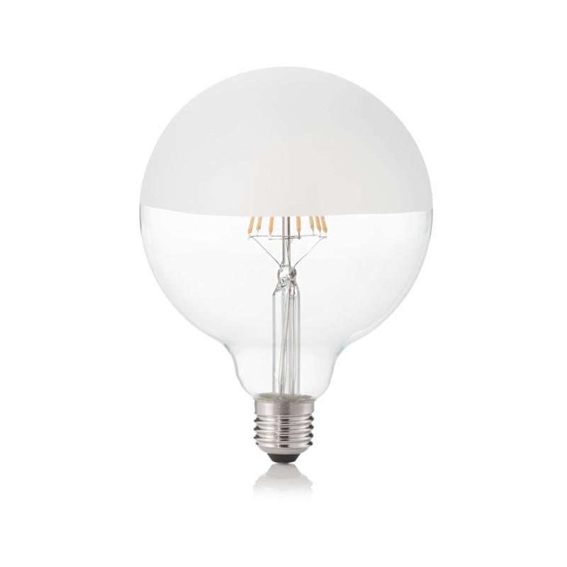 Ampoule (x10) 8W E27 Blanc Satiné D12,5 IDEAL LUX 157580