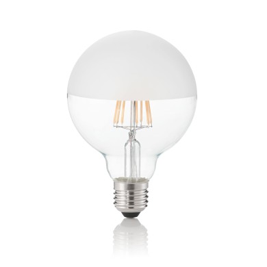 Ampoule (x10) 8W E27 Blanc Satiné D9,5 IDEAL LUX 157597