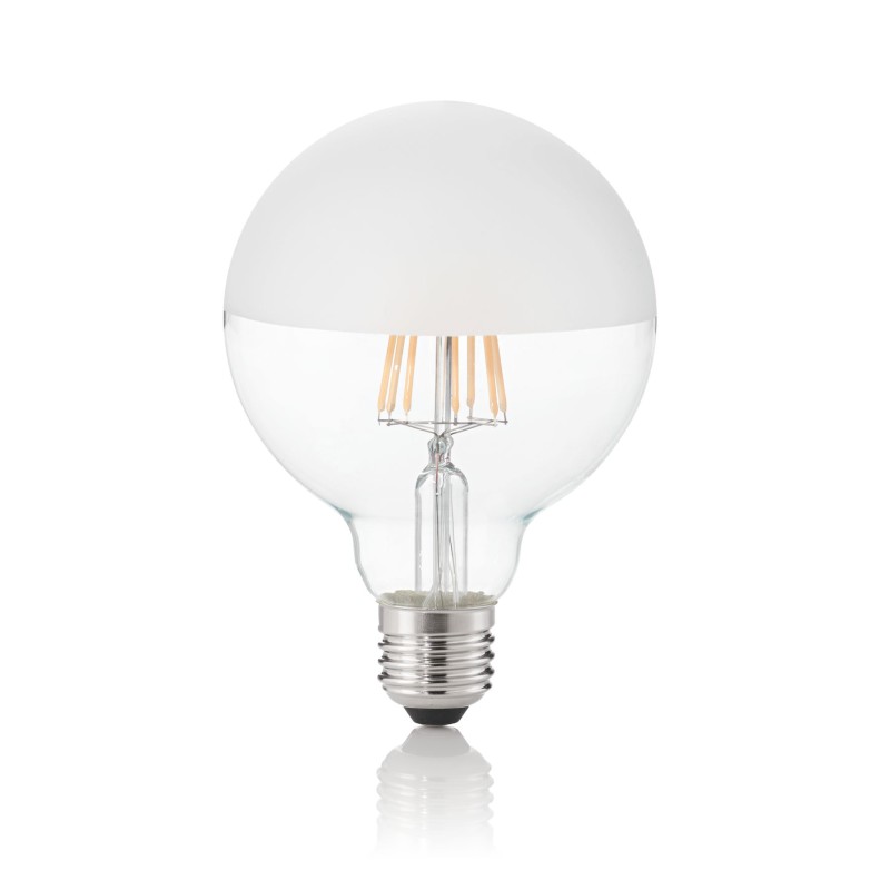 Ampoule (x10) 8W E27 Blanc Satiné D9,5 IDEAL LUX 157597
