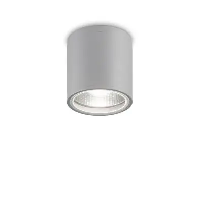 Plafonnier GUN PL1 Gris 28W max IDEAL LUX 163642