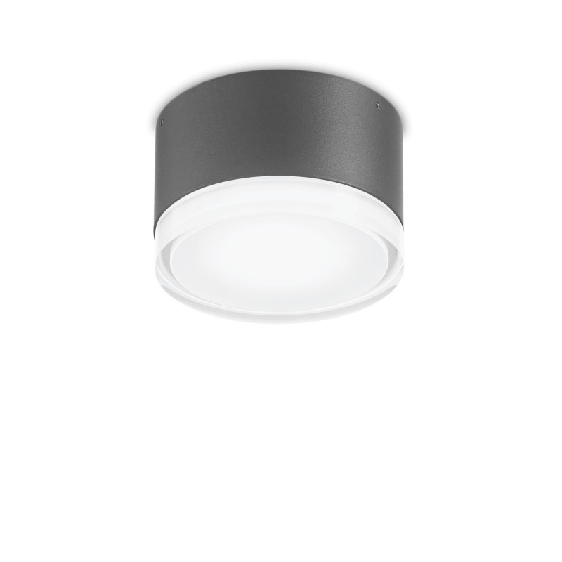Plafonnier URANO PL1 SMALL Anthracite 15W max IDEAL LUX 168111