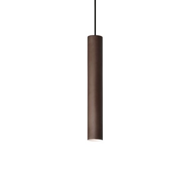 Suspension LOOK Acier Corten GU10 1x28W IDEAL LUX 170589