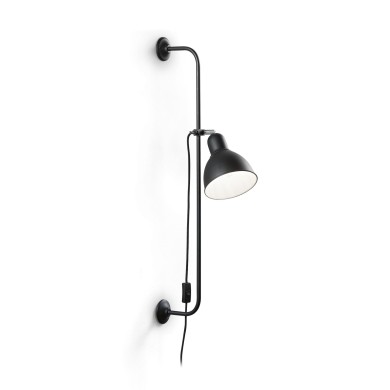 Applique Murale Design SHOWER AP1 Noir 60W max IDEAL LUX 179643