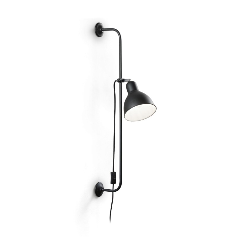 Applique Murale Design SHOWER AP1 Noir 60W max IDEAL LUX 179643