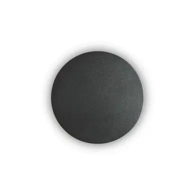 Applique Murale COVER Noir LED 9W Rond IDEAL LUX 195742