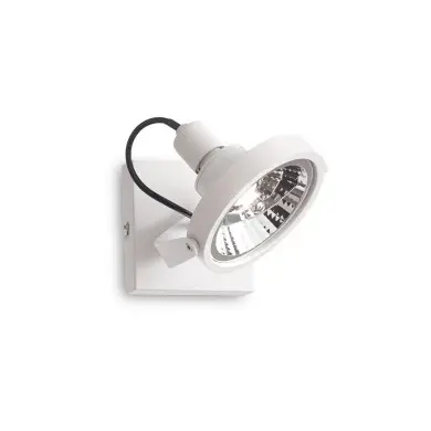 Plafonnier GLIM Blanc GU10 1x50W IDEAL LUX 200194