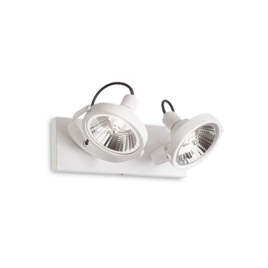 Plafonnier GLIM Blanc GU10 2x50W IDEAL LUX 200200