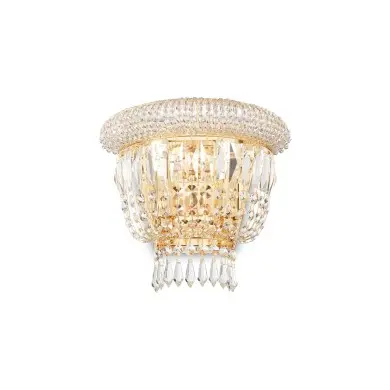 Applique Murale DUBAI Laiton E14 2x40W IDEAL LUX 201023