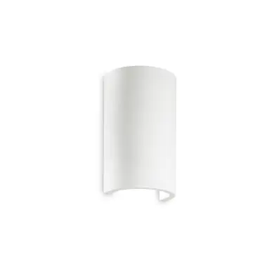 Applique Murale FLASH GESSO Blanc G9 1x40W Rond IDEAL LUX 214696