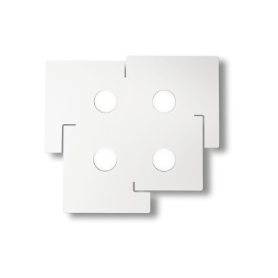 Plafonnier TOTEM Blanc GX53 4x15W  IDEAL LUX 215778