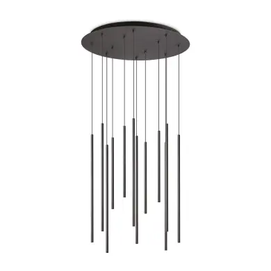 Suspension Filo 12x23W LED Noir IDEAL LUX 263434
