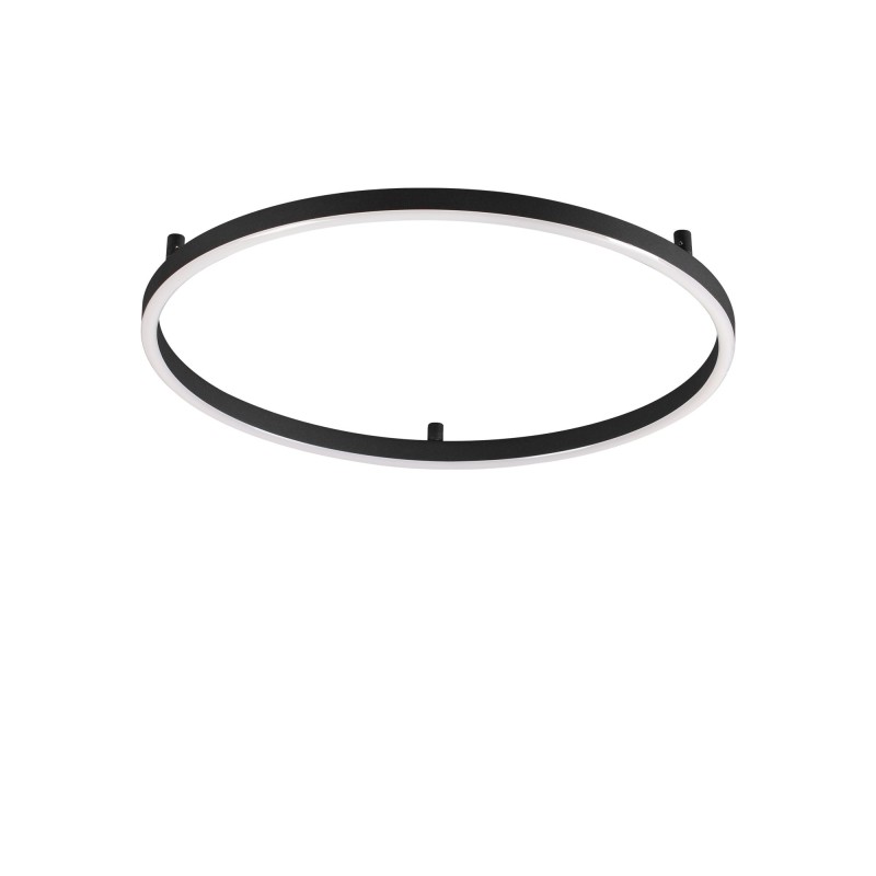 Plafonnier Oracle Slim 1x36W LED Noir IDEAL LUX 266008