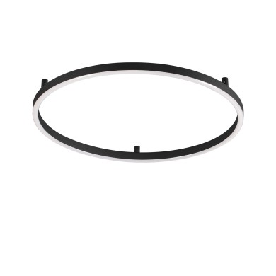 Plafonnier Oracle Slim 1x55W LED Noir IDEAL LUX 266022