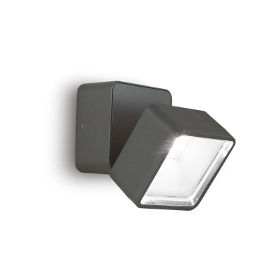 Applique Extérieur Omega Square 1x7W LED Anthracite IDEAL LUX 285511
