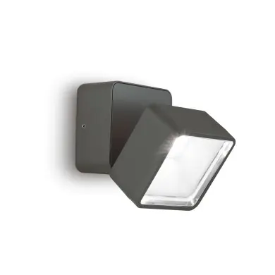 Applique Extérieur Omega Square 1x7W LED Anthracite IDEAL LUX 285511