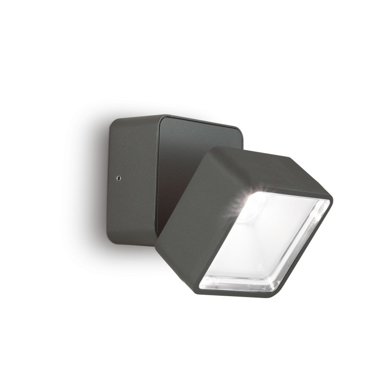 Applique Extérieur Omega Square 1x7W LED Anthracite IDEAL LUX 285511