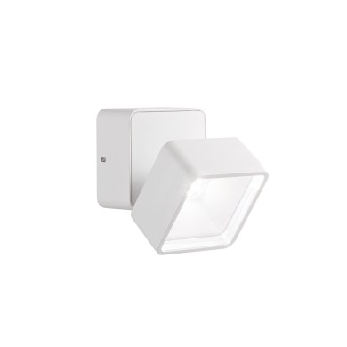 Applique Extérieur Omega Square 1x7W LED Blanc IDEAL LUX 285528