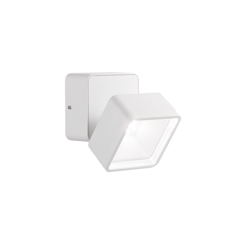 Applique Extérieur Omega Square 1x7W LED Blanc IDEAL LUX 285528