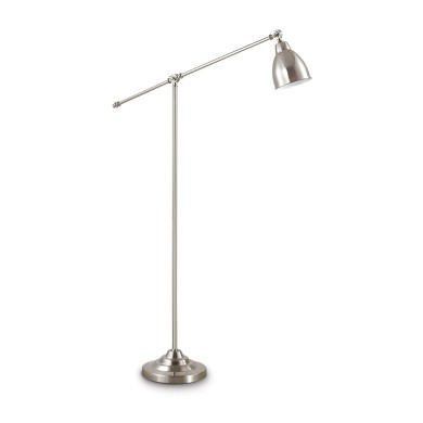 Lampadaire NEWTON Nickel 1x60W IDEAL LUX 15286