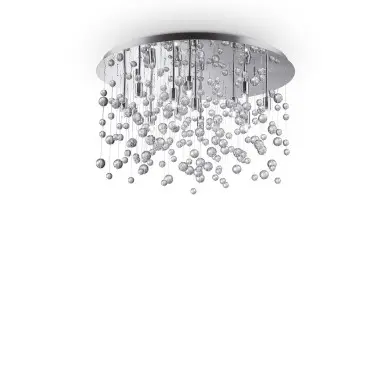 Plafonnier NEVE Chrome 12x40W IDEAL LUX 22239
