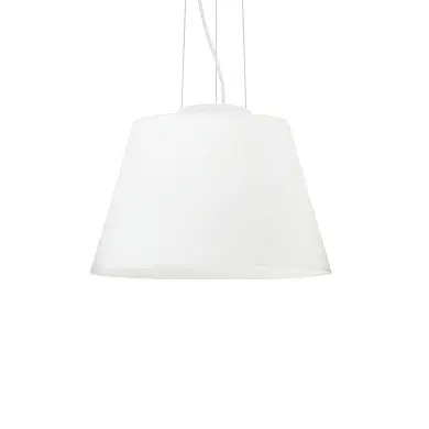 Suspension CYLINDER D40 Blanc 1x100W IDEAL LUX 25438