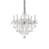 Lustre FLORIAN Chrome 6x40W IDEAL LUX 35628