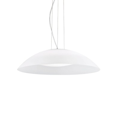 Suspension LENA SP3 D64 Blanc 60W max IDEAL LUX 35727
