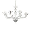 Lustre CASANOVA Transparent 8x40W IDEAL LUX 44255