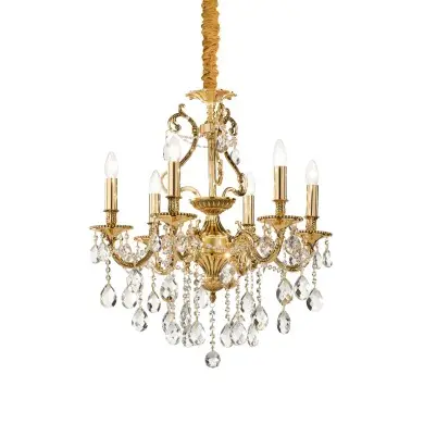 Lustre Design Italien GIOCONDA Or 6x40W IDEAL LUX 60507