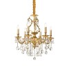 Lustre Design Italien GIOCONDA Or 6x40W IDEAL LUX 60507