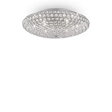 Plafonnier KING Chrome 9x40W IDEAL LUX 73255