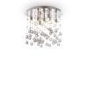 Plafonnier MOONLIGHT Chrome 8x40W IDEAL LUX 77796