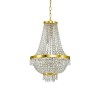 Lustre Montgolfière CAESAR Or 9x40W IDEAL LUX 114736