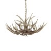 Lustre effet Bois de Cerf CHALET 8x40W IDEAL LUX 115504