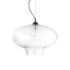 Suspension BISTRO rond Transparent 1x60W IDEAL LUX 120898