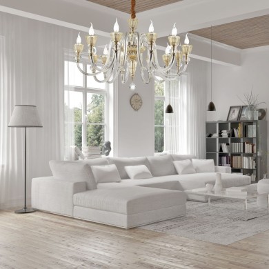 Lustre STRAUSS 12x40W IDEAL LUX 140612