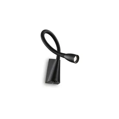 Applique murale GOOSE Noir 1x3W IDEAL LUX 142692
