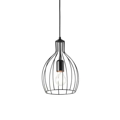 Suspension AMPOLLA-2 Noir 1x60W IDEAL LUX 148151