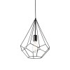 Suspension AMPOLLA-3 Noir 1x60W IDEAL LUX 148175