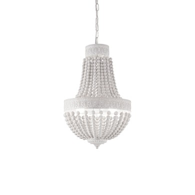 Lustre Montgolfière MONET Blanc 5xE14 40W IDEAL LUX 162737