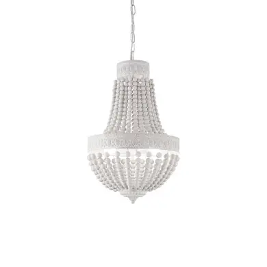 Lustre Montgolfière MONET Blanc 5xE14 40W IDEAL LUX 162737