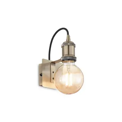 Applique Murale Frida AP1 Laiton antique 60W max IDEAL LUX 163321