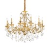 Lustre Doré GIOCONDA SP12 Or 40W max IDEAL LUX 164960