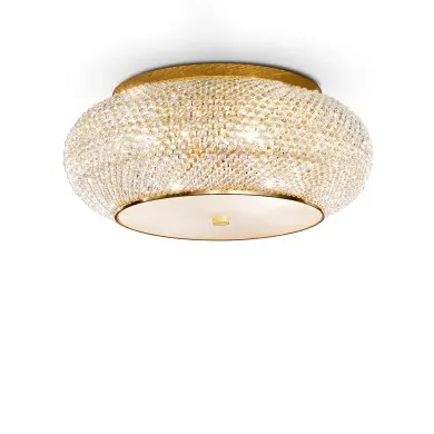Plafonnier PASHA' Or 14x40W IDEAL LUX 165004