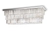 Plafonnier MARTINEZ PL8 Transparent 40W max IDEAL LUX 166285