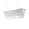 Lustre MARTINEZ SP8 Transparent 40W max IDEAL LUX 166360