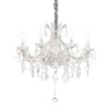 Lustre NAPOLEON SP8 Chromé 40W max IDEAL LUX 167244