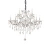 Lustre NAPOLEON SP12 Chromé 40W max IDEAL LUX 167251