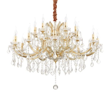 Lustre Doré NAPOLEON Or E14 18x40W IDEAL LUX 167411