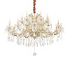Lustre Doré NAPOLEON Or E14 18x40W IDEAL LUX 167411